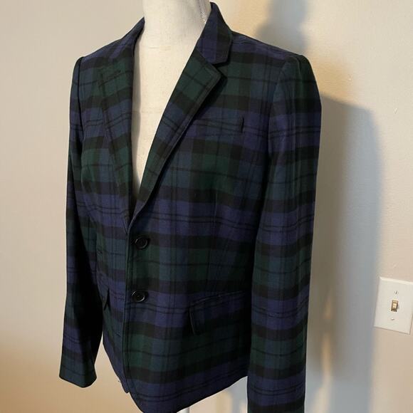 J Crew Plaid Blazer - Picture 2 of 7